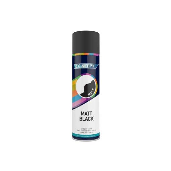 Concept Plasbak Black - matt sprayfärg 450ml