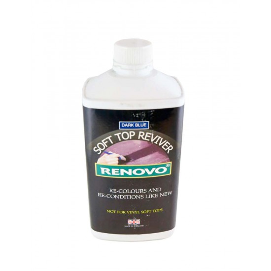 Renovo Soft Top Reviver, Blå 1 Liter, infärgningsvätska för cabriolet