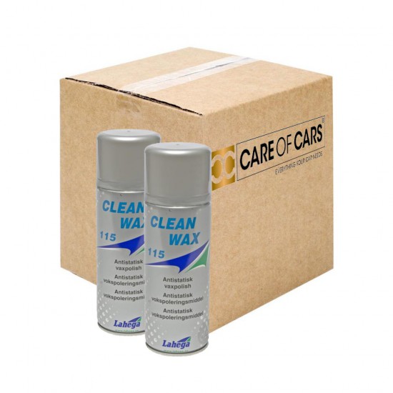 Lahega Clean Wax 115 Sprayvax, aerosol, Helkartong 12 flaskor,